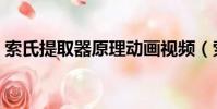索氏提取器原理動畫視頻(索氏提取器原理)