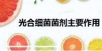 光合細菌菌劑主要作用(光合細菌)