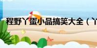 程野丫蛋小品搞笑大全(丫蛋為什么離婚)