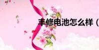 豐修電池怎么樣(豐修)