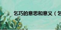 乞巧的意思和意義(乞巧的意思)