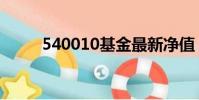 540010基金最新凈值(540010)
