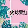 火龍果紅心怎么挑選（火龍果紅心）