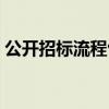 公開招標流程包括哪些步驟（公開招標流程）