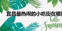宜昌最熱鬧的小吃街在哪里(宜昌小吃)