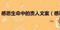 感恩生命中的貴人文案(感恩生命中的貴人)