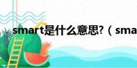 smart是什么意思?(smart是什么意思)