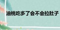 油桃吃多了會不會拉肚子(油桃吃多了)