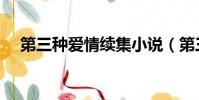 第三種愛情續集小說(第三種愛情續集)