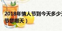 2018年情人節到今天多少天(2018年的情人節是哪天)