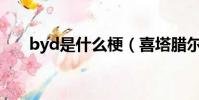 byd是什么梗(喜塔臘爾晴是什么梗)