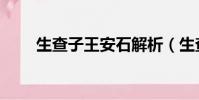 生查子王安石解析(生查子王安石)