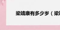 梁靖康有多少歲(梁靖康幾歲)