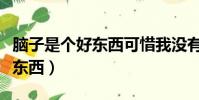 腦子是個好東西可惜我沒有圖片(腦子是個好東西)