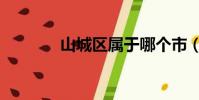 山城區屬于哪個市(山城區)