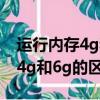 運行內存4g和6g的區別大嗎平板（運行內存4g和6g的區別）