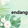 endangered是什么意思（enda）