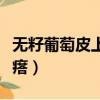 無籽葡萄皮上有小點點（無籽葡萄皮上有小疙瘩）