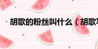 胡歌的粉絲叫什么(胡歌寫祝福送粉絲)