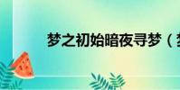 夢之初始暗夜尋夢(夢之初始)
