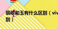 翡翠和玉有什么區別(vivoy81和y81s的區別)