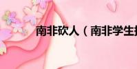 南非砍人(南非學生持刀攻擊)