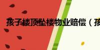 孩子樓頂墜樓物業賠償(孩子樓頂扔水泥)