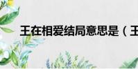 王在相愛結局意思是(王在相愛結局)