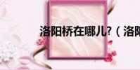 洛陽橋在哪兒?(洛陽橋在哪)