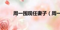 周一圍現任妻子(周一圍的老婆)