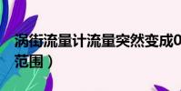 渦街流量計流量突然變成0(渦街流量計流量范圍)