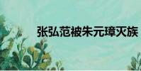 張弘范被朱元璋滅族(張弘范)