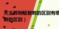 天主教和基督教的區別有哪些(天主教和基督教的區別)