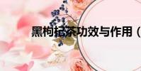 黑枸杞茶功效與作用(黑枸杞茶)