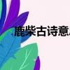 鹿柴古詩意思（鹿柴古詩的意思是什么）