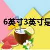 6英寸3英寸是多高（6 3英寸等于多少厘米）