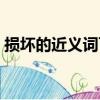損壞的近義詞可以是損失嗎（損壞的近義詞）