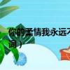 你的柔情我永遠不懂歌詞是什么歌（你的柔情我永遠不懂歌詞）