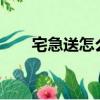 宅急送怎么樣?（宅急送快遞怎么樣）