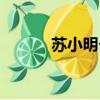 蘇小明個人簡歷（蘇小明演員）