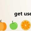 get used to do（used to do）