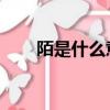 陌是什么意思 解釋（陌是什么意思）