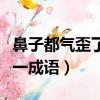 鼻子都氣歪了對應的成語是什么（氣加一豎打一成語）