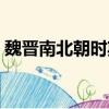 魏晉南北朝時期思維導圖（魏晉南北朝時期）