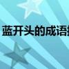藍開頭的成語接龍20個（藍開頭的成語接龍）
