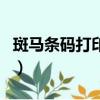斑馬條碼打印機軟件（斑馬條碼打印機888 tt）