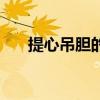 提心吊膽的反義詞（提心吊膽的意思）