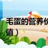 毛蛋的營養價值及功效與作用（毛蛋的營養價值）