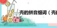 殼的拼音組詞(殼的拼音)