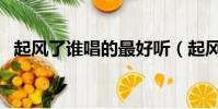 起風了誰唱的最好聽(起風了誰唱的好聽)